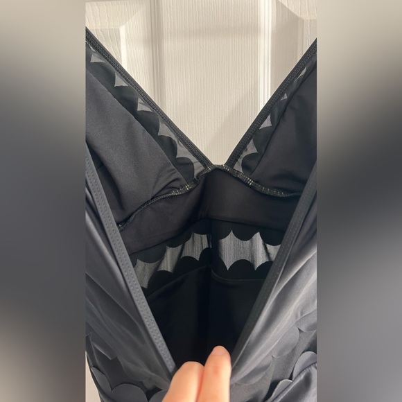 #1- NWT black one piece swimsuit cupshe size small - Picture 4 of 6